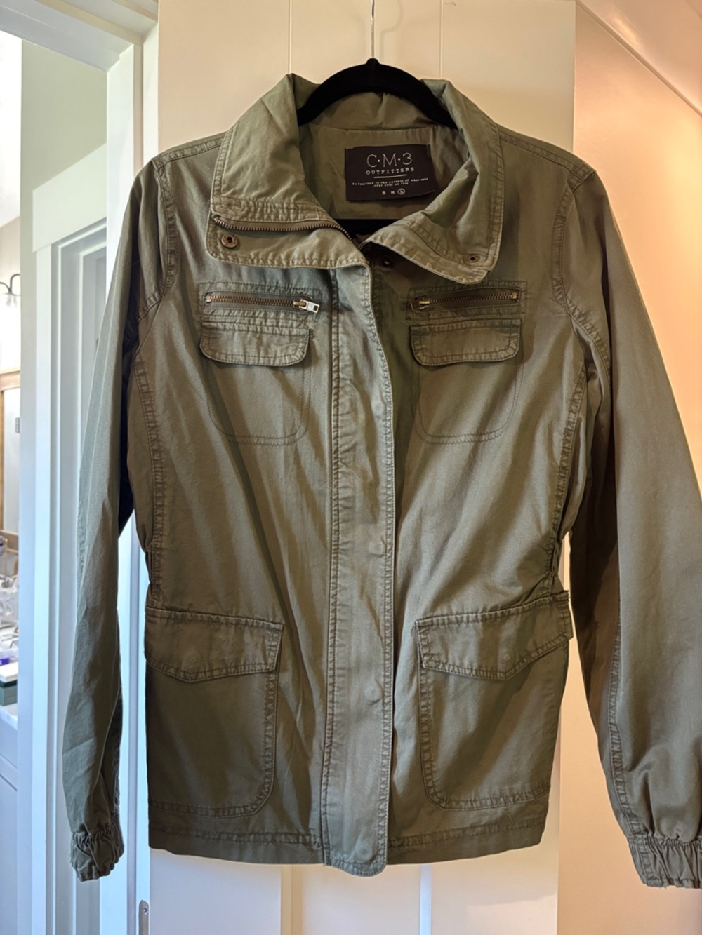 C Mi 3 Olive Utility Jacket for Women